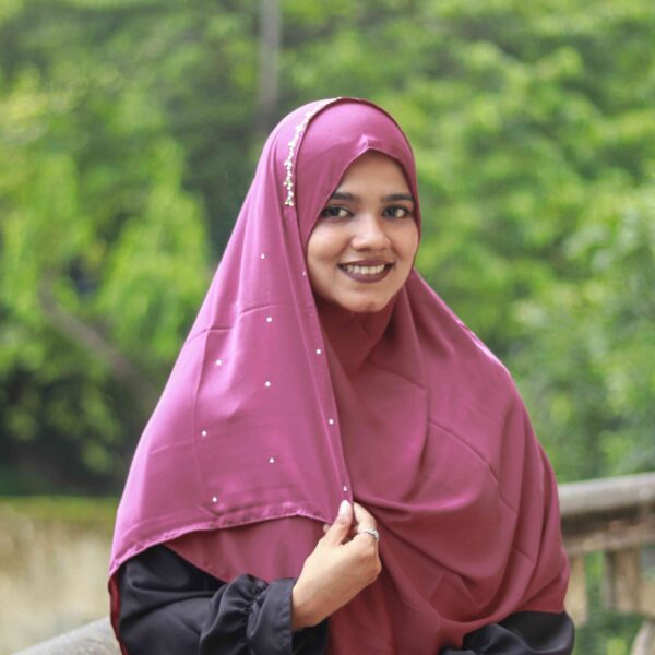 Liyana 2 Minutes Hijab (Nude) - Premium Cherry Fabric