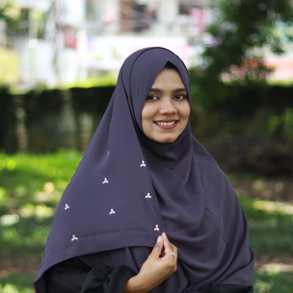 Sana 2 Minutes Hijab (Ash) - Premium Cherry Fabric