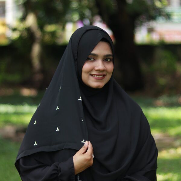 Sana 2 Minutes Hijab (Black) - Premium Cherry Fabric