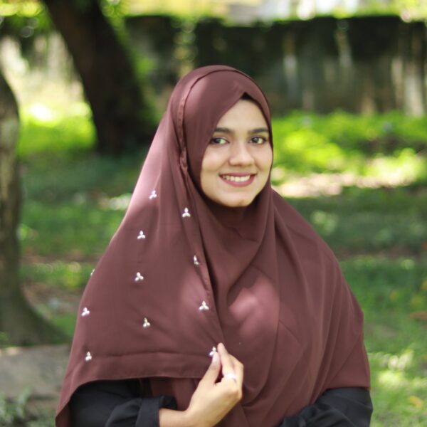 Sana 2 Minutes Hijab (Coffee) - Premium Cherry Fabric